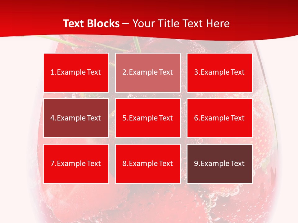 Closeup Bubble Ripple PowerPoint Template