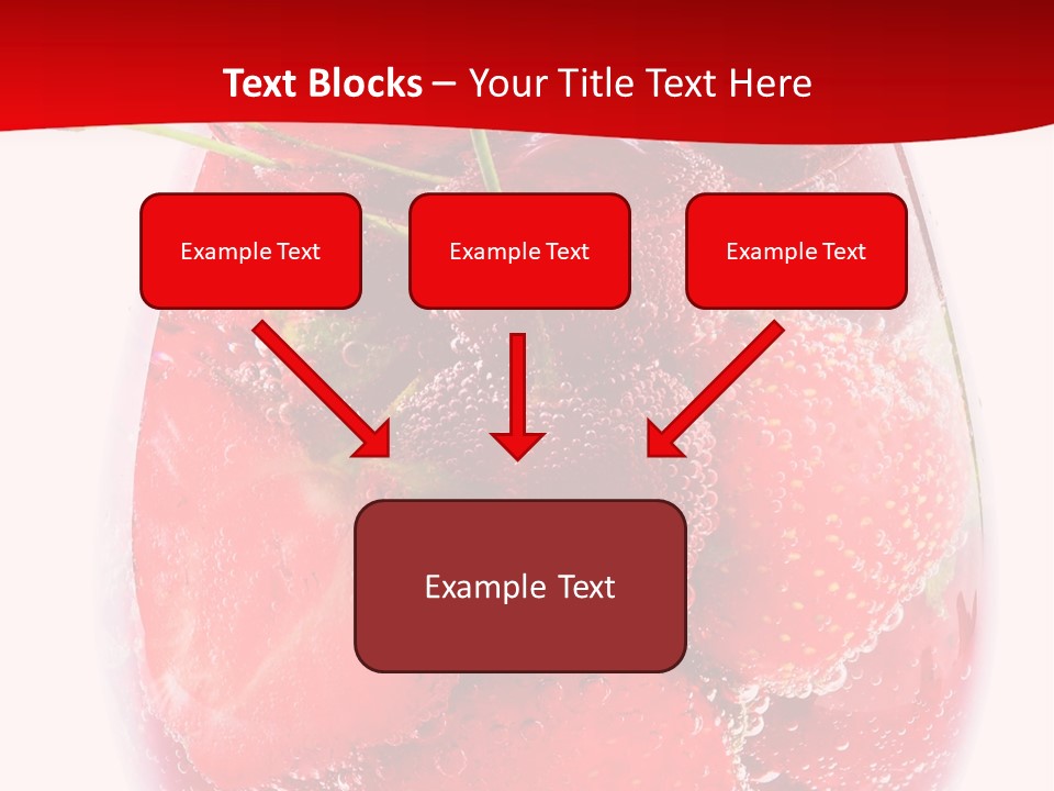 Closeup Bubble Ripple PowerPoint Template