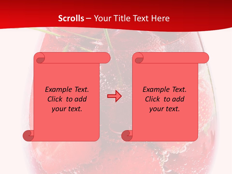 Closeup Bubble Ripple PowerPoint Template