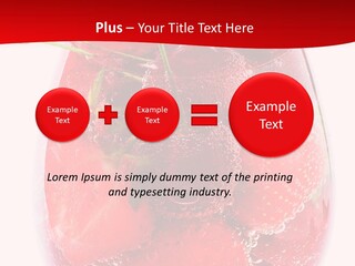 Closeup Bubble Ripple PowerPoint Template