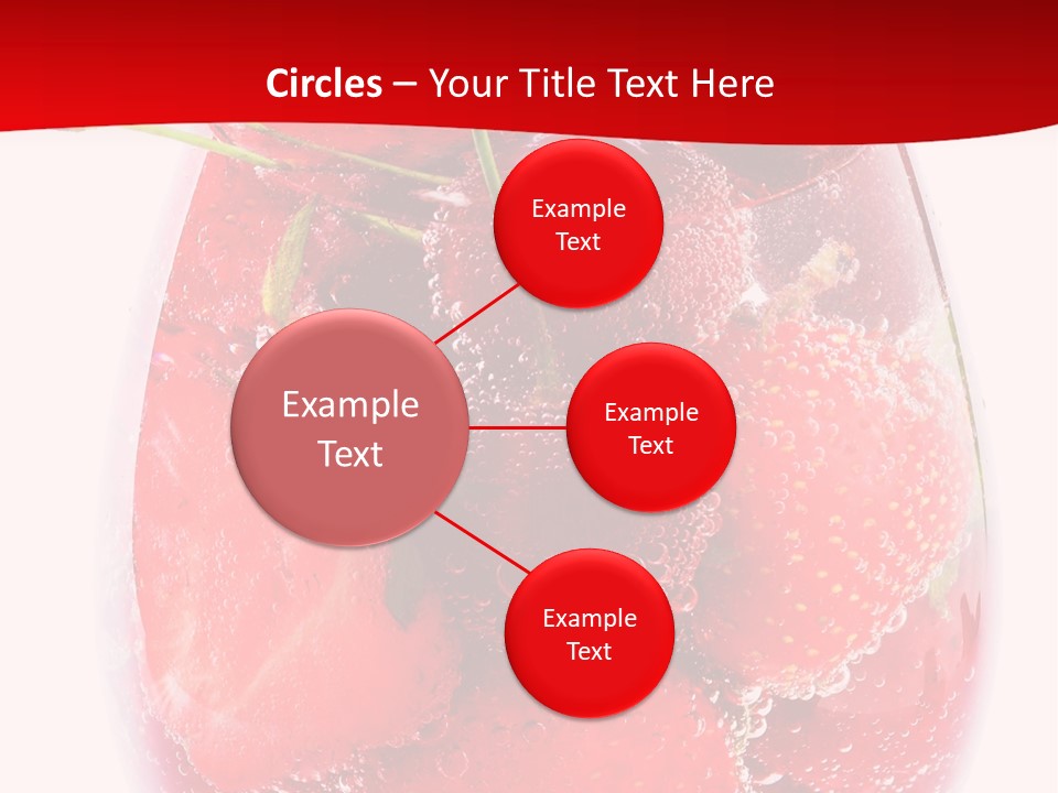 Closeup Bubble Ripple PowerPoint Template