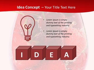 Closeup Bubble Ripple PowerPoint Template