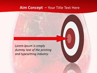 Closeup Bubble Ripple PowerPoint Template