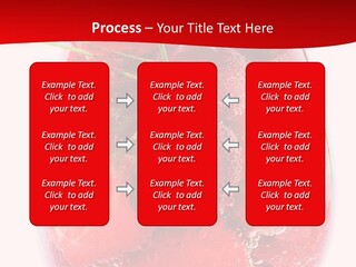 Closeup Bubble Ripple PowerPoint Template