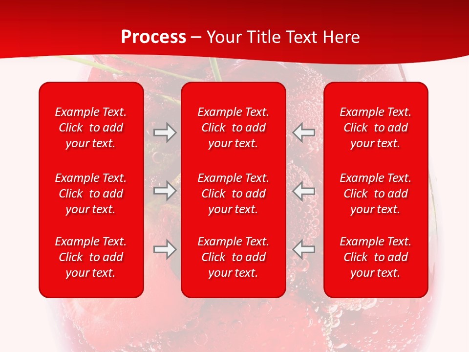 Closeup Bubble Ripple PowerPoint Template