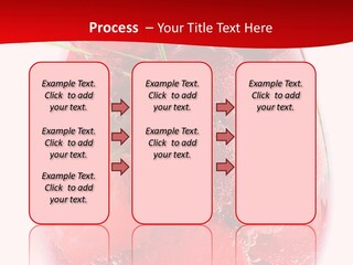 Closeup Bubble Ripple PowerPoint Template
