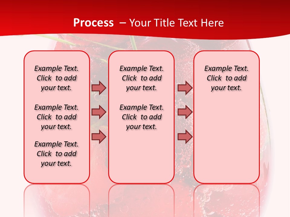 Closeup Bubble Ripple PowerPoint Template
