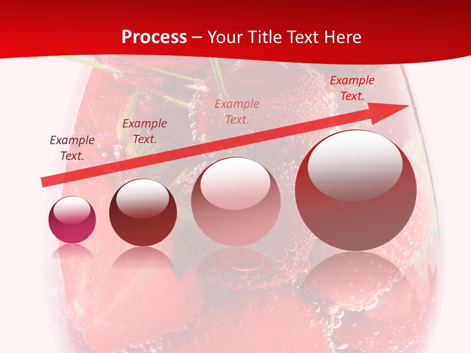Closeup Bubble Ripple PowerPoint Template