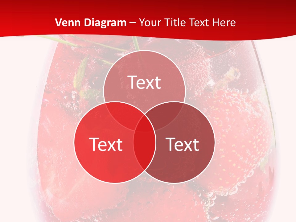 Closeup Bubble Ripple PowerPoint Template