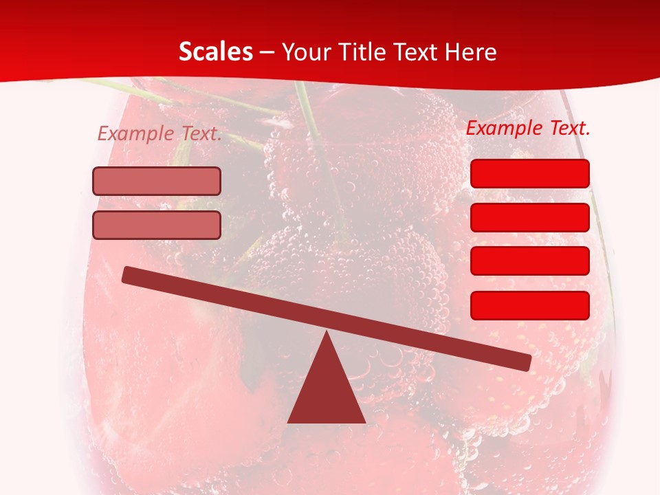 Closeup Bubble Ripple PowerPoint Template
