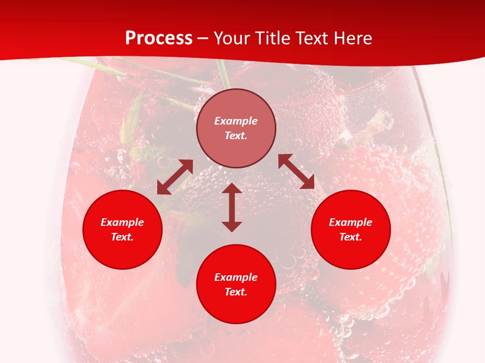 Closeup Bubble Ripple PowerPoint Template