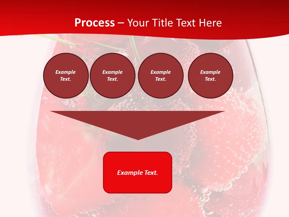 Closeup Bubble Ripple PowerPoint Template
