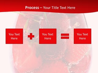 Closeup Bubble Ripple PowerPoint Template