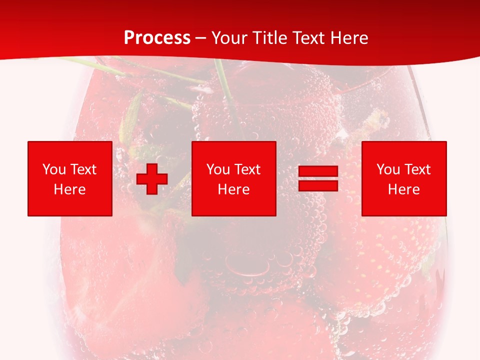 Closeup Bubble Ripple PowerPoint Template