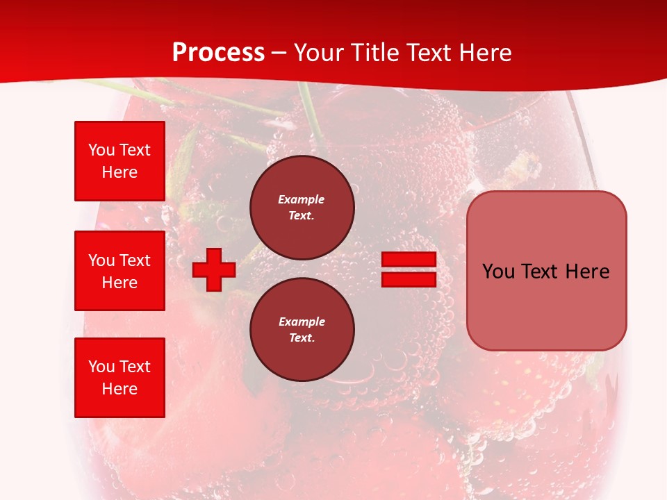 Closeup Bubble Ripple PowerPoint Template