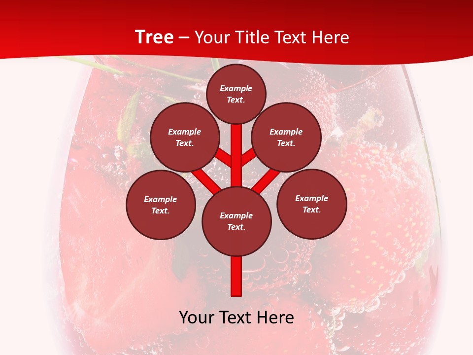 Closeup Bubble Ripple PowerPoint Template