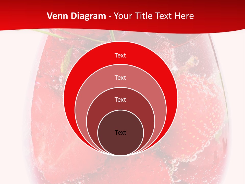 Closeup Bubble Ripple PowerPoint Template