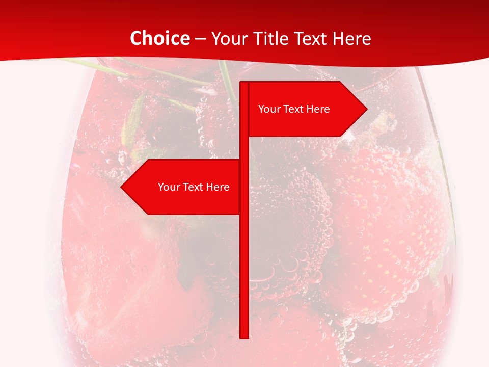 Closeup Bubble Ripple PowerPoint Template