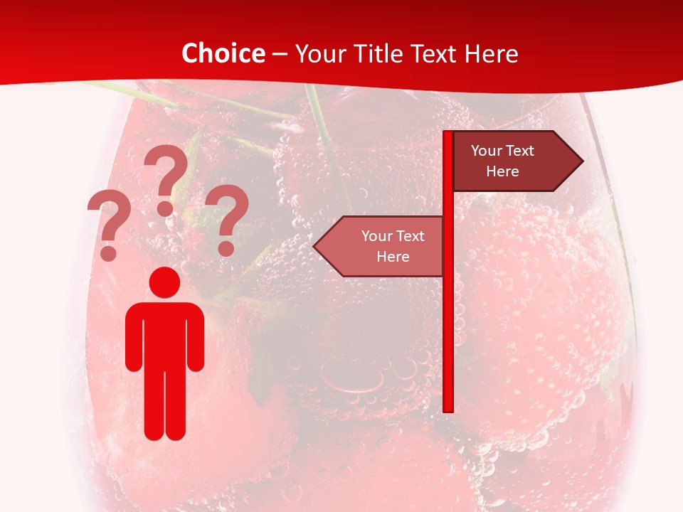 Closeup Bubble Ripple PowerPoint Template