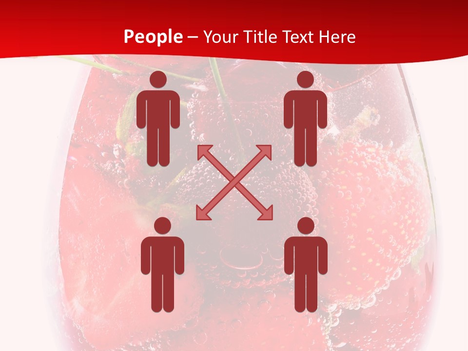 Closeup Bubble Ripple PowerPoint Template