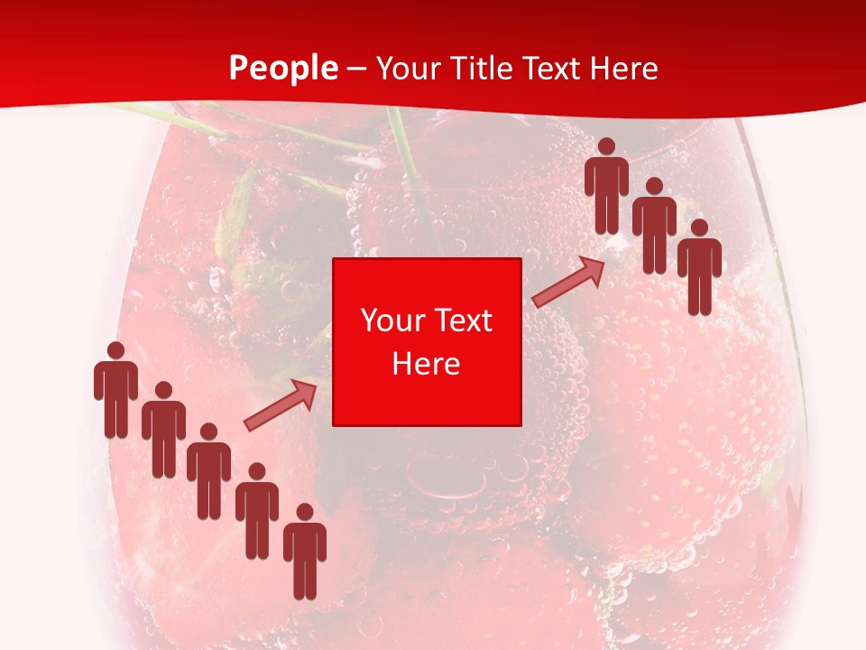 Closeup Bubble Ripple PowerPoint Template