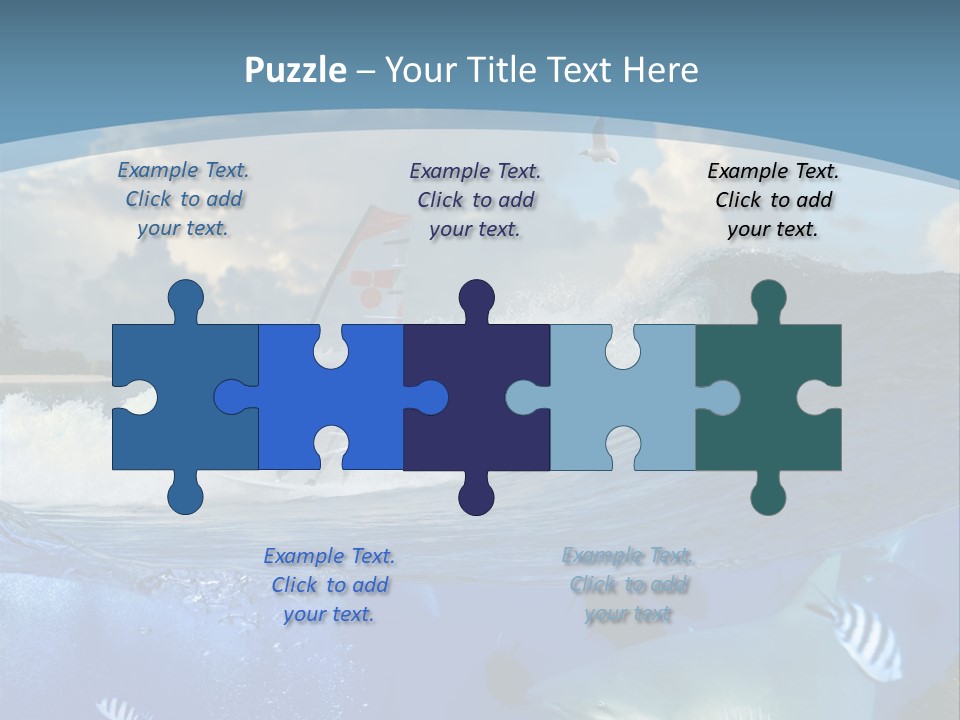 Urfing Urface Action PowerPoint Template