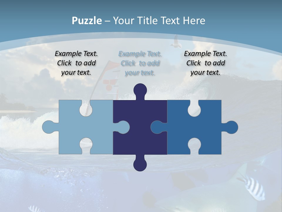 Urfing Urface Action PowerPoint Template