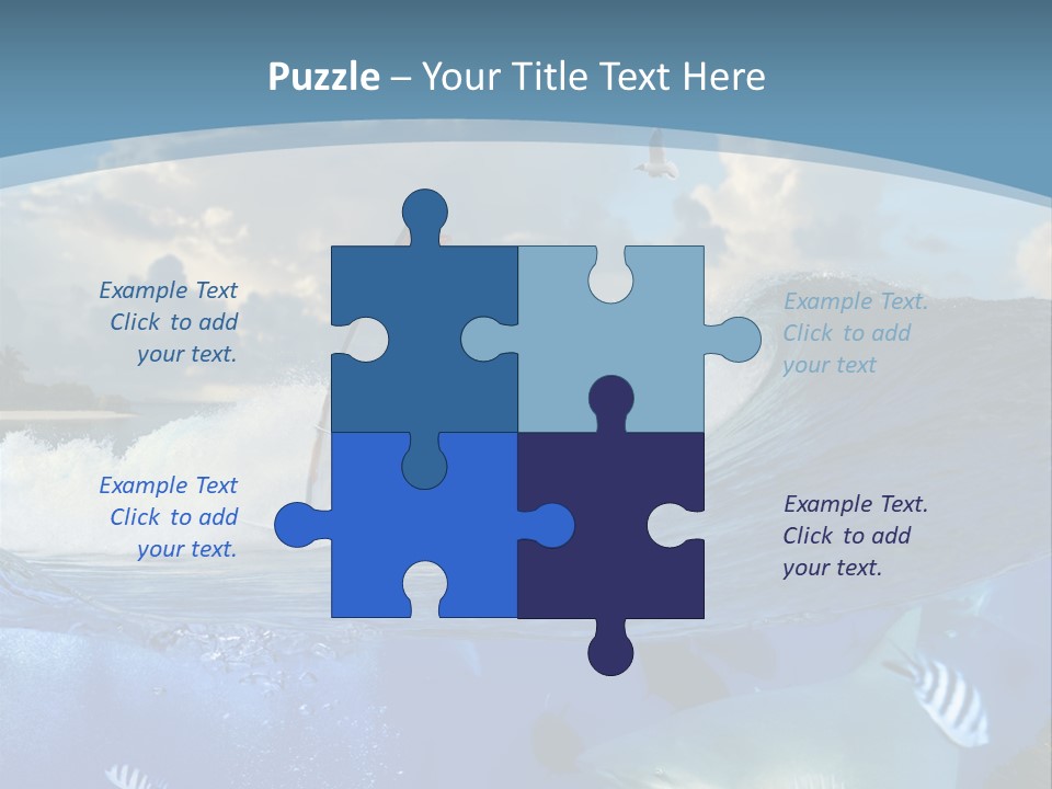 Urfing Urface Action PowerPoint Template