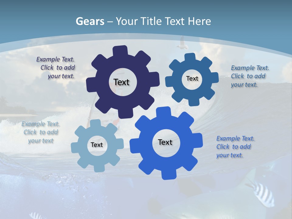 Urfing Urface Action PowerPoint Template