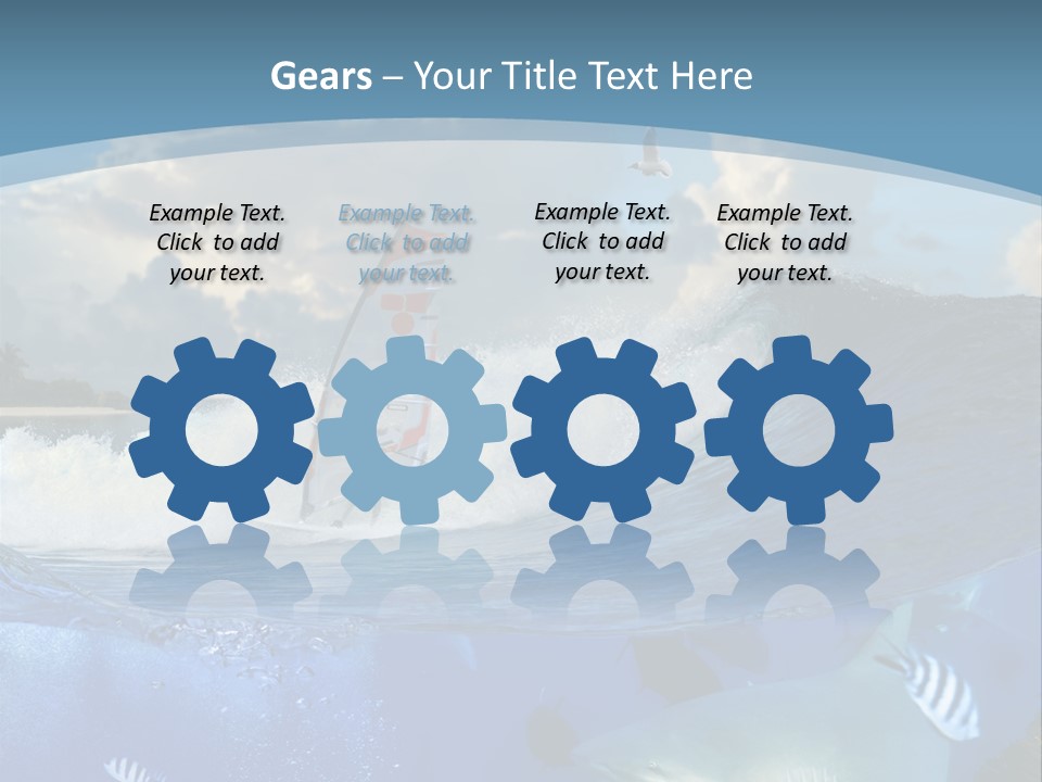 Urfing Urface Action PowerPoint Template