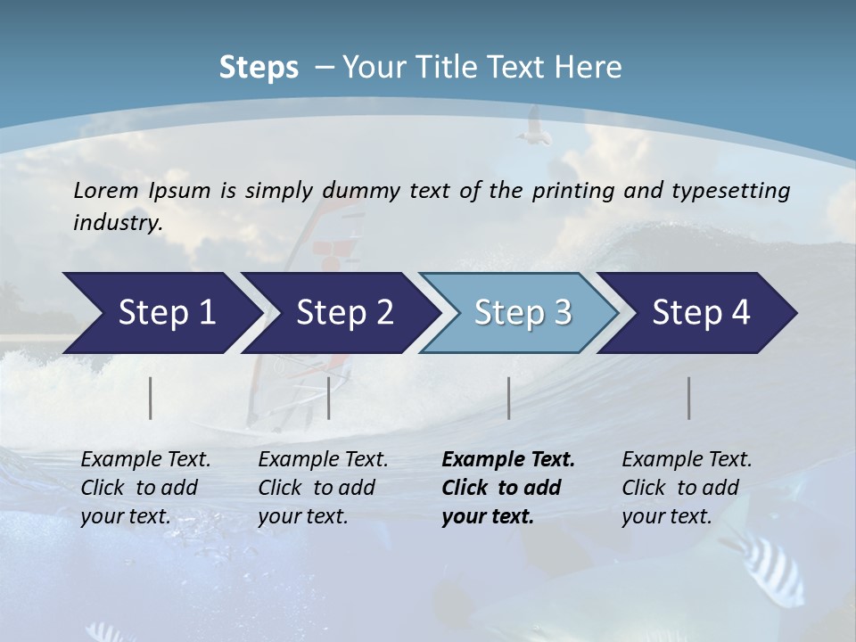 Urfing Urface Action PowerPoint Template