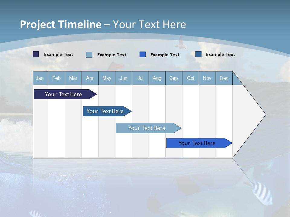 Urfing Urface Action PowerPoint Template