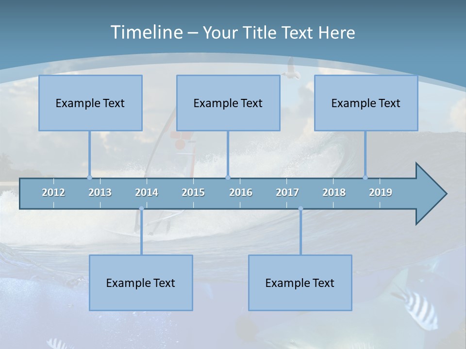 Urfing Urface Action PowerPoint Template