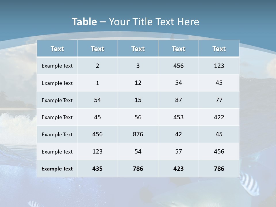 Urfing Urface Action PowerPoint Template