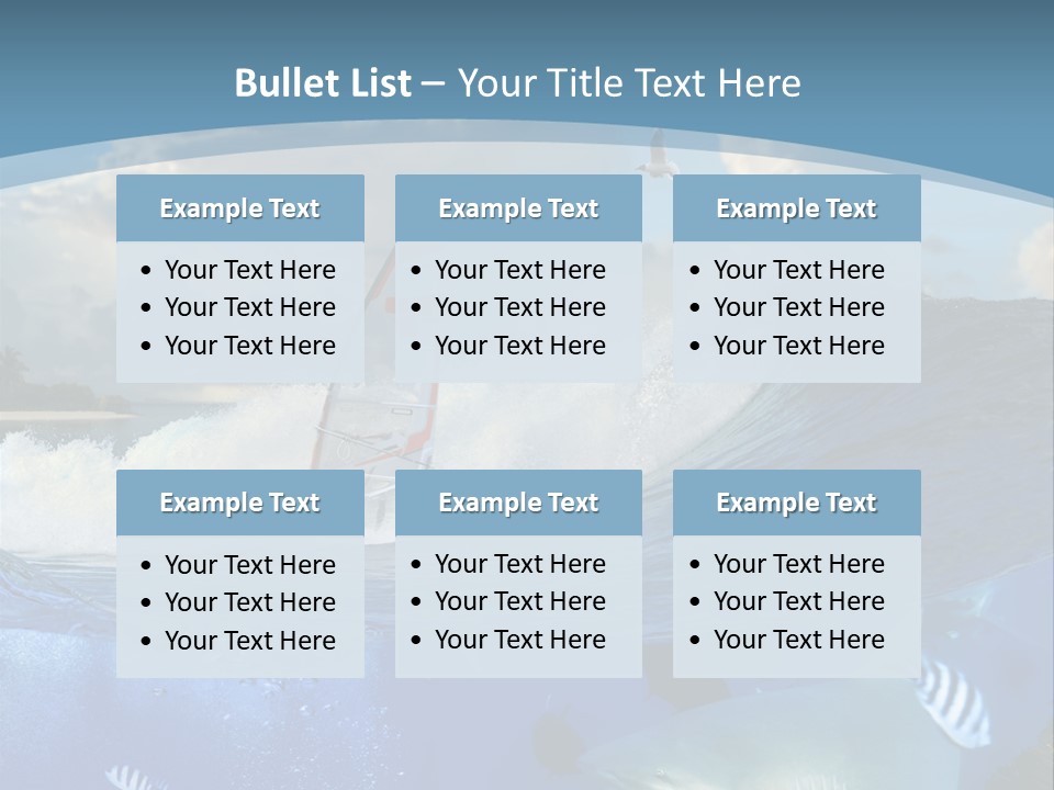 Urfing Urface Action PowerPoint Template