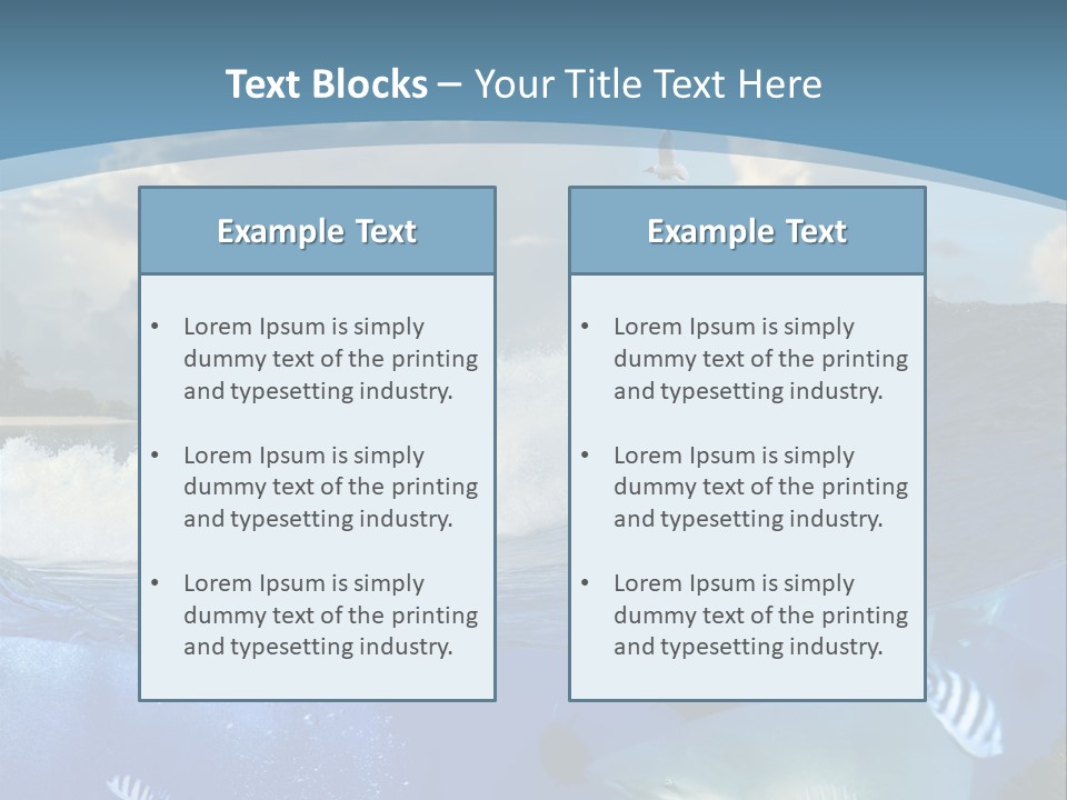 Urfing Urface Action PowerPoint Template