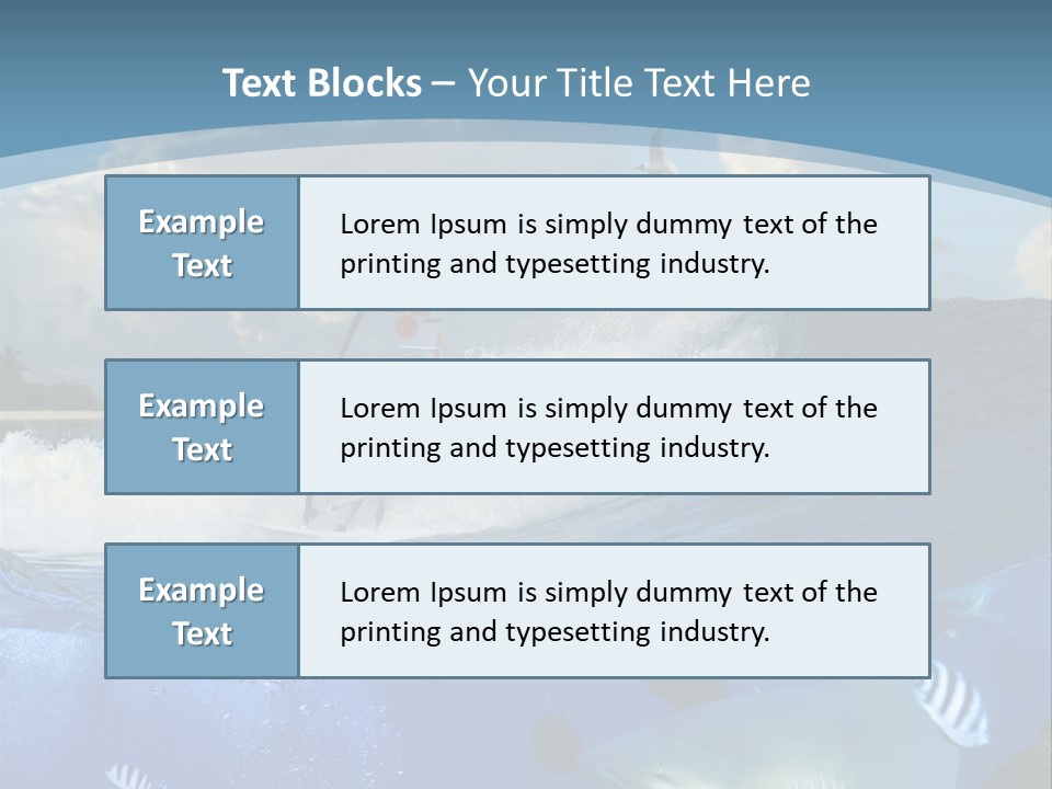 Urfing Urface Action PowerPoint Template