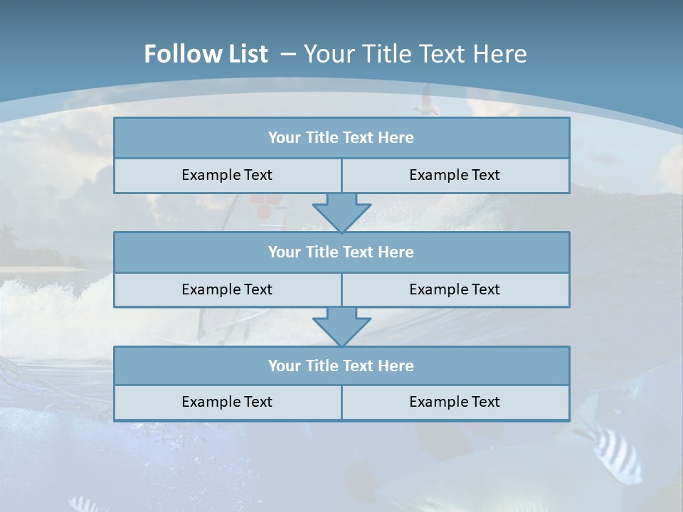 Urfing Urface Action PowerPoint Template