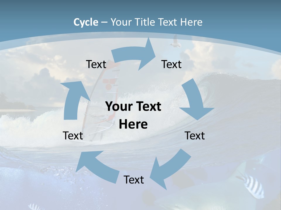 Urfing Urface Action PowerPoint Template