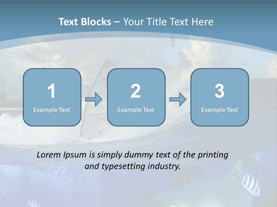 Urfing Urface Action PowerPoint Template