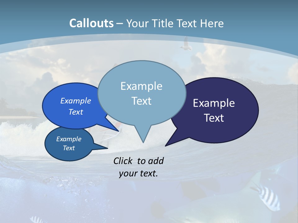 Urfing Urface Action PowerPoint Template