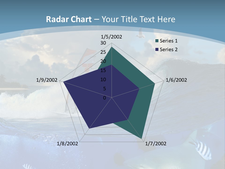 Urfing Urface Action PowerPoint Template