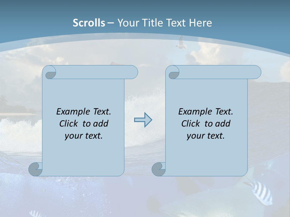 Urfing Urface Action PowerPoint Template