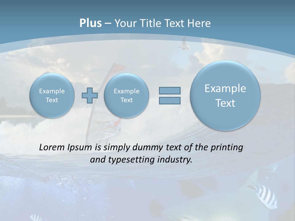 Urfing Urface Action PowerPoint Template
