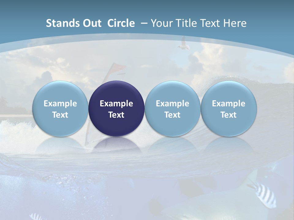 Urfing Urface Action PowerPoint Template