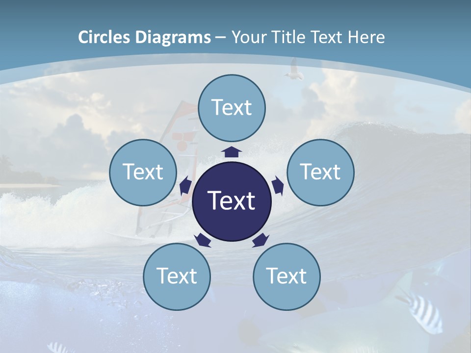 Urfing Urface Action PowerPoint Template