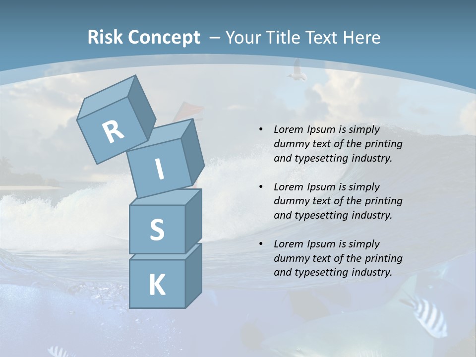 Urfing Urface Action PowerPoint Template