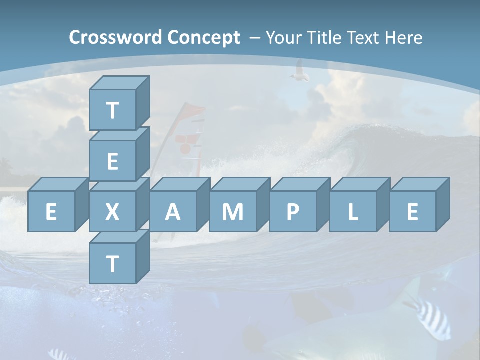 Urfing Urface Action PowerPoint Template