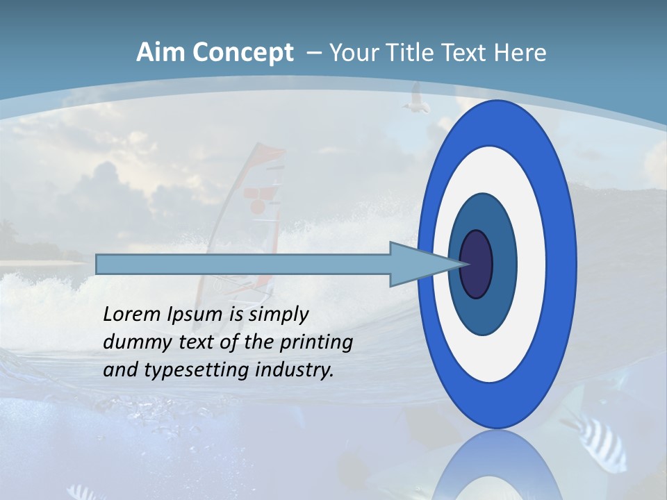 Urfing Urface Action PowerPoint Template