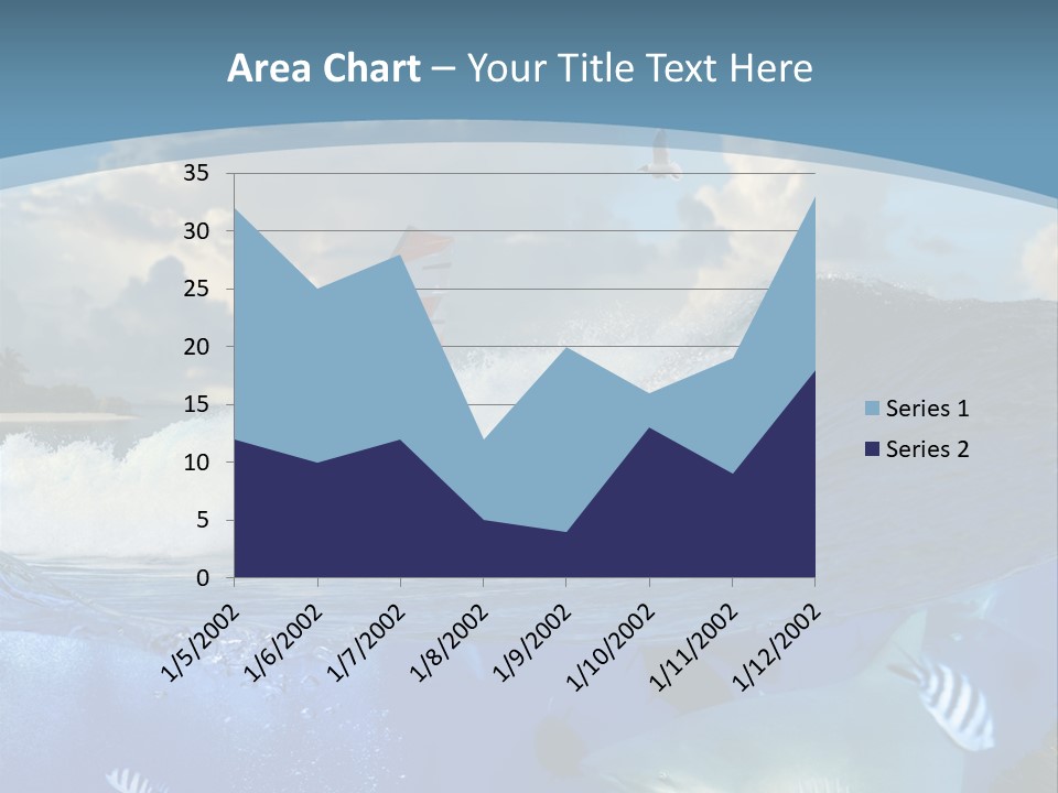 Urfing Urface Action PowerPoint Template